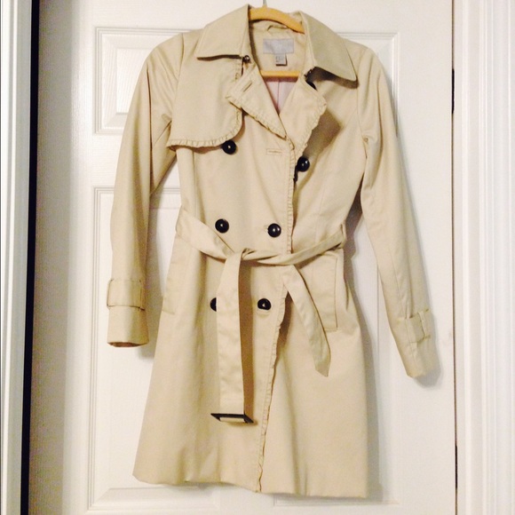 H&M trench coat us size 2 - Picture 1 of 4